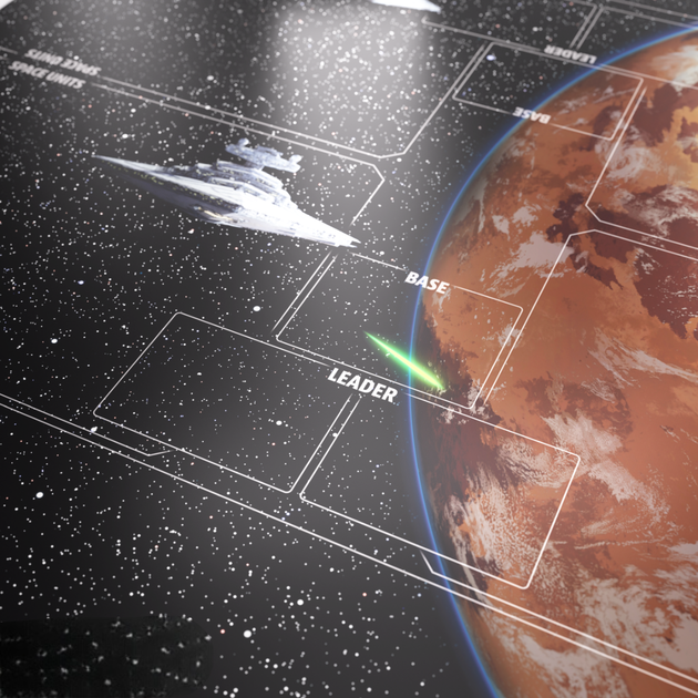 Ігровий килимок Gamegenic: Star Wars Unlimited Card Game - Twin Suns - Battle Zone Game Mat GGS40084ML (4251715417409) - зображення 8