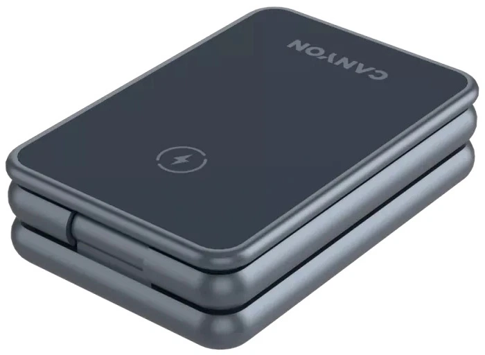 Бездротовий зарядний пристрій Canyon OnCharge 309 15 Вт 3-in-1 Metal (CNS-WCS309M) - зображення 11