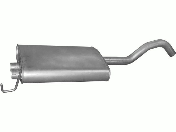 Глушник Мерседес ML350 - W163 (MERCEDES ML350 - W163) 3.7 02 - 05 (13.88) Polmostrow алюминизированный - зображення 2