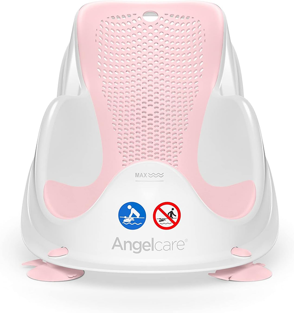 Ergonomiczne siedzisko kąpielowe Angelcare FIT Light Pink (666594205933) - obraz 2