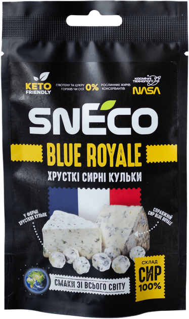 Набор сыра сушеного snEco Blue Royale 14 г х 3 шт (0.042 кг) (4823095056006) - изображение 2