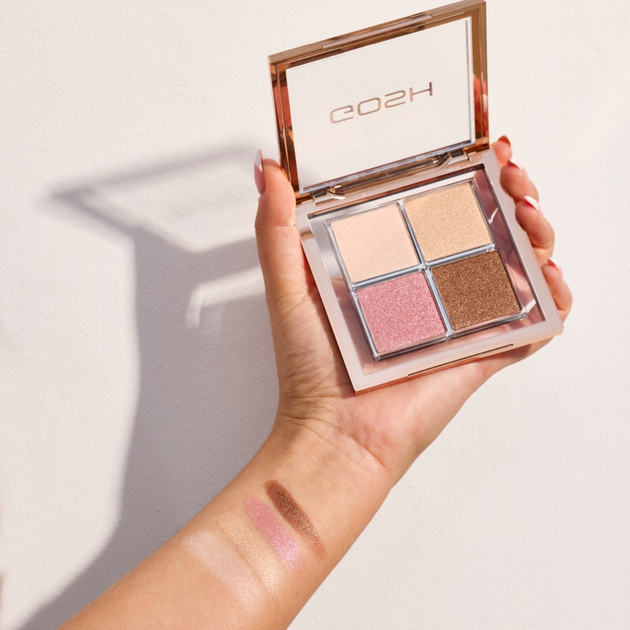 Paleta rozświetlaczy do twarzy Gosh Glow Palette 001 Fourfilled 11.6 g (5711914201128) - obraz 3