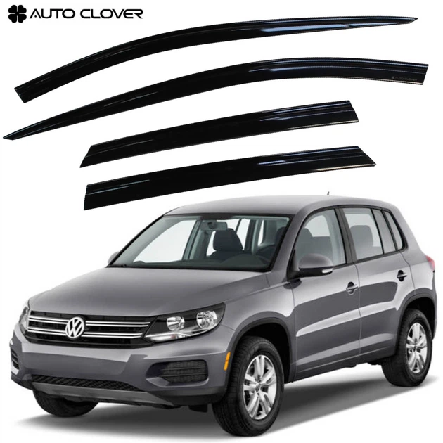 Дефлектори вікон вітровики для Volkswagen Tiguan 2007-2017 4 шт (Auto Clover) - Фото 1 Дефлектори вікон вітровики для Volkswagen Tiguan 2007-2017 4 шт (Auto Clover) - изображение 1