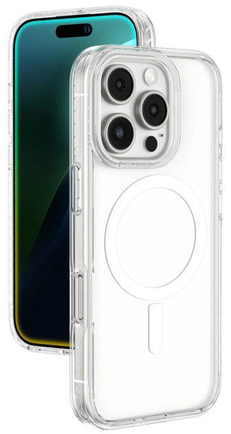 Панель AMAZINGthing Titan Pro Mag Case з магнітним кільцем для Apple iPhone 16 Pro Max Transparent (4896238000495) - зображення 1