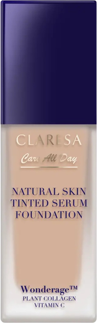 Тональна основа Claresa Natural Skin зволожувальна 2N Medium Neutral 32 мл (5903819833171) - зображення 1