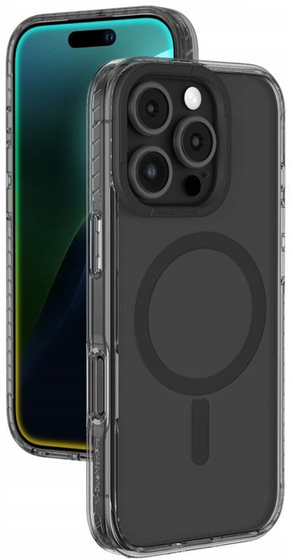 Панель AMAZINGthing Titan Pro Mag Case з магнітним кільцем для Apple iPhone 16 Pro Max Black (4896238000570) - зображення 1