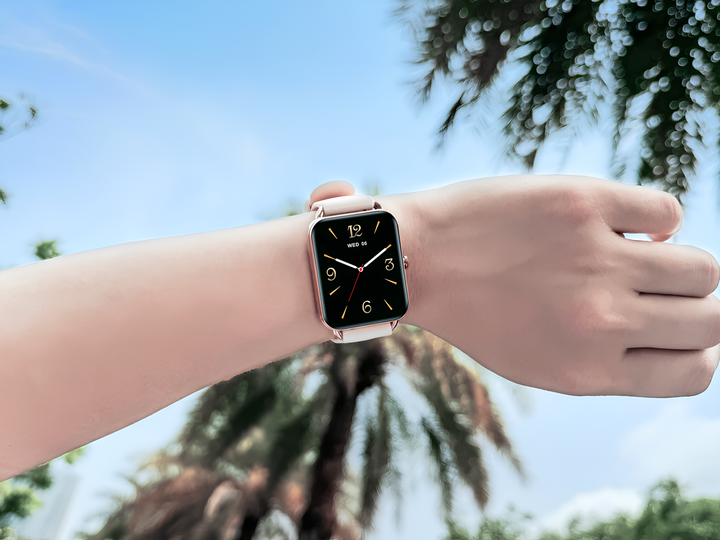 Женские умные часы UWatch для Android и IOS с функцией разговора и ответа на звонок водонепроницаемые Чёрный - изображение 10