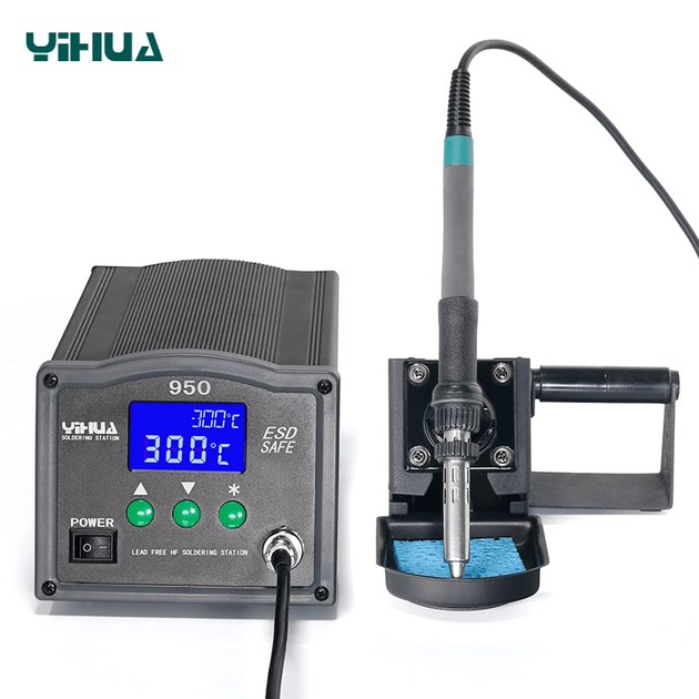Паяльна станція YIHUA 950, з дисплеєм, 150 Вт, 50–500°C - Фото 3 Паяльна станція YIHUA 950, з дисплеєм, 150 Вт, 50–500°C - изображение 3