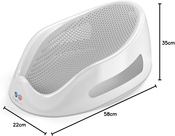 Шезлонг для ванни Angelcare Light Grey (666594205919) - зображення 5