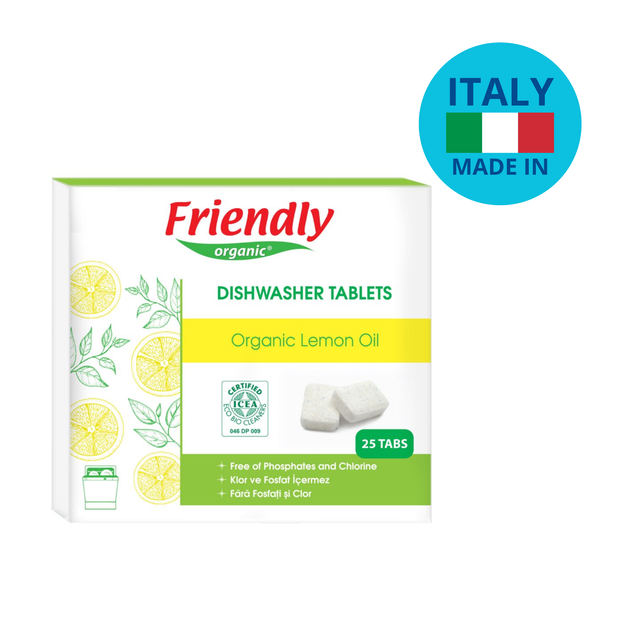 Органические таблетки для посудомоечной машины Friendly Organic 25 шт - изображение 8