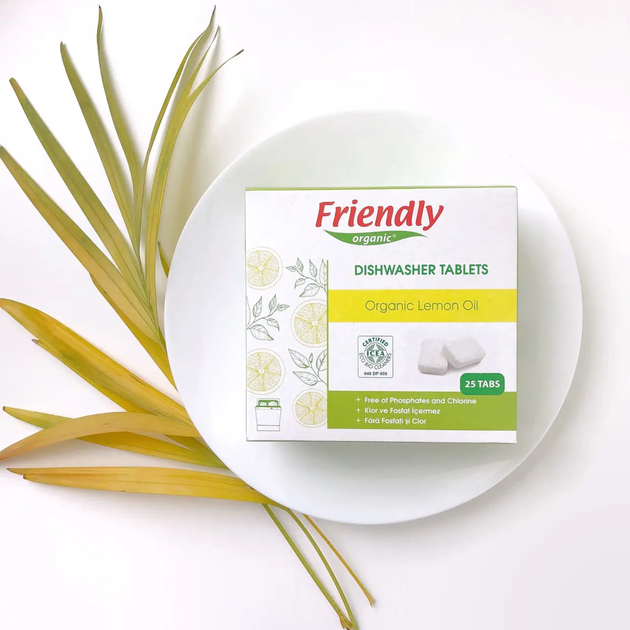 Органические таблетки для посудомоечной машины Friendly Organic 25 шт - изображение 13