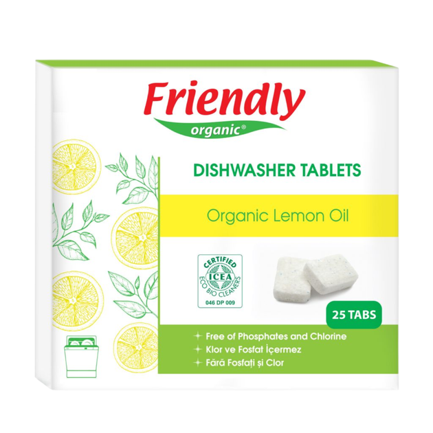 Органические таблетки для посудомоечной машины Friendly Organic 25 шт - изображение 15