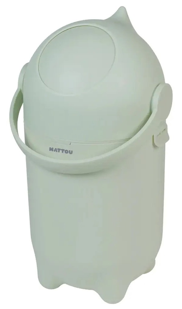 Kosz na zużyte pieluchy Nattou Dropy 27 cm Zielony (5414673150026) - obraz 2
