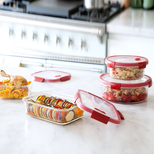 Pojemnik na żywność Curver Smart Cook okrągły 0.6 l (3253920117007) - obraz 7