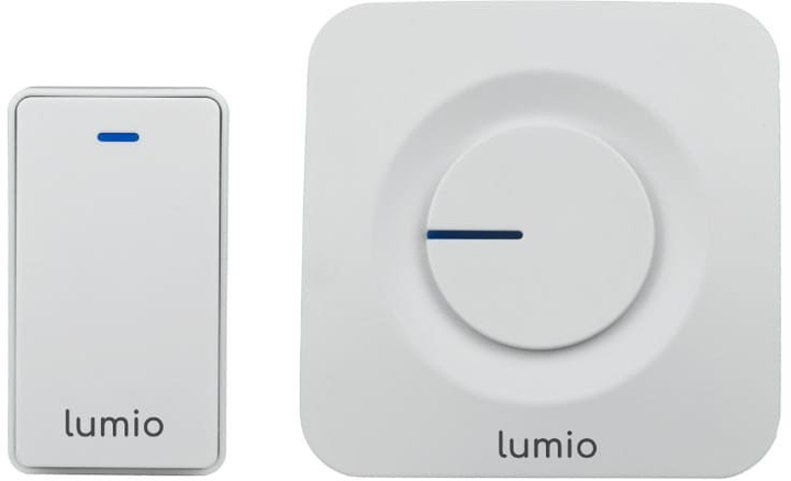 Dzwonek bezprzewodowy Lumio DB001W White (5350673903647) - obraz 3