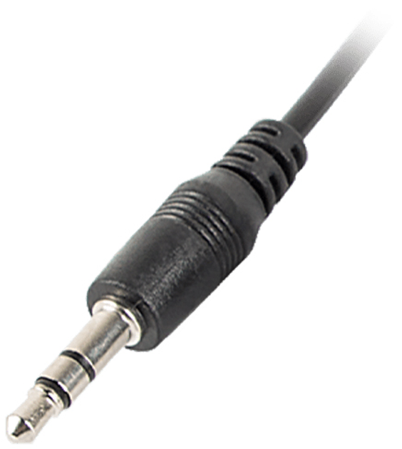 Adapter Lanberg VGA + mini-Jack 3.5 mm - HDMI 0.2 m Black (5901969411065) - obraz 4