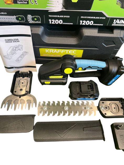 その他 Nature craft Ножницы-кусторез аккумуляторный 48V/6AP 2 в 1 Krafftec Germany