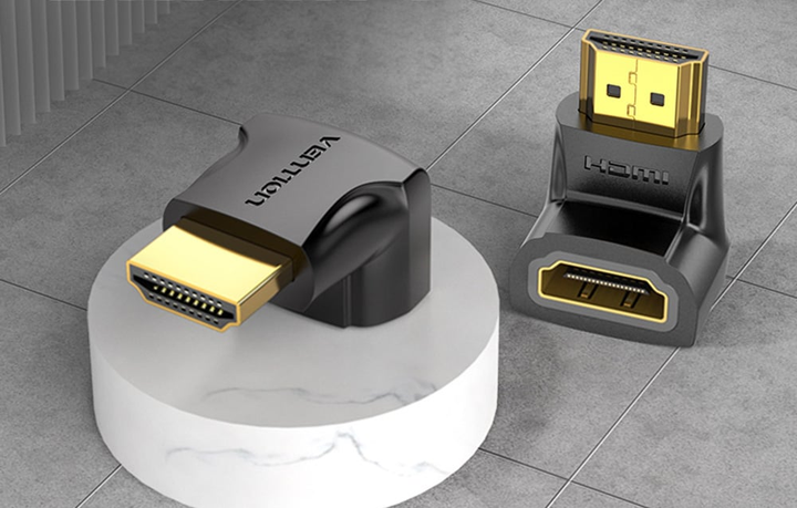 Adapter Vention HDMI - HDMI Black 2 szt. (6922794747944) - obraz 4