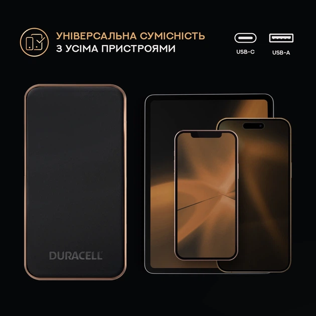 УМБ Duracell Charge Plus 10000 mAh 15W Black (DRPB3009A) - зображення 10