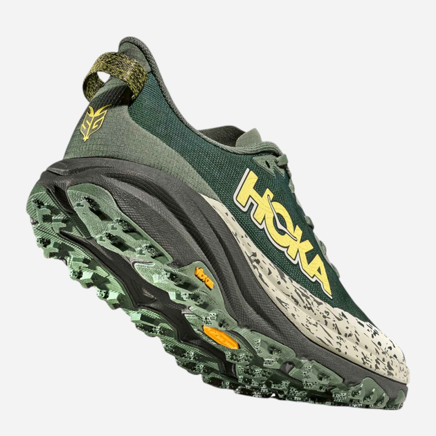 Чоловічі кросівки для бігу HOKA ONE ONE Speedgoat 6 1147791-FNS 44.5 (10.5US) Зелені (198605136283) - зображення 5