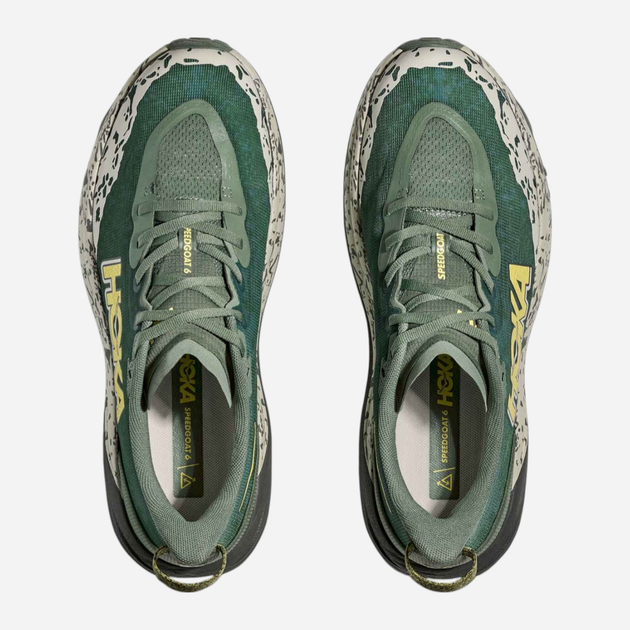 Чоловічі кросівки для бігу HOKA ONE ONE Speedgoat 6 1147791-FNS 43.5 (9.5US) Зелені (198605136238) - зображення 7