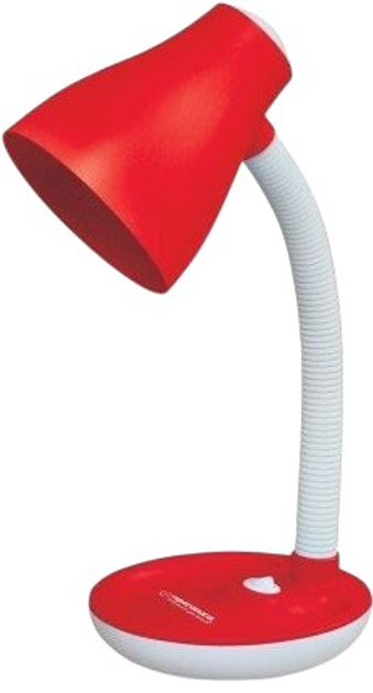 Lampa biurkowa Esperanza E27 Atria Czerwona (ELD114R) - obraz 1