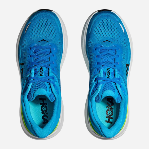 Чоловічі кросівки для бігу HOKA ONE ONE Bondi 9 1162011-SLHK 46.5 (12US) Блакитні (198605164248) - зображення 7