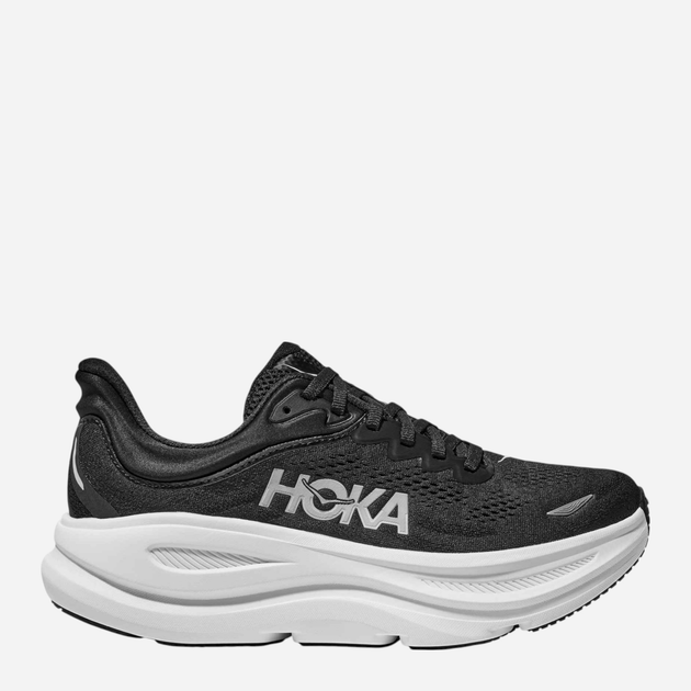 Жіночі кросівки для бігу HOKA ONE ONE Bondi 9 1162012-BWHT 41.5 (9US) Чорні (197634742571) - зображення 1