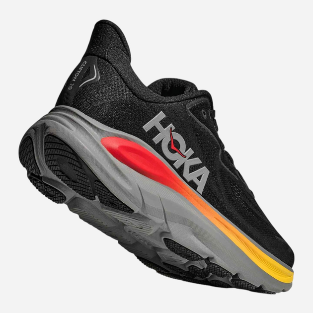 Чоловічі кросівки для бігу HOKA ONE ONE Clifton 10 1162030-BKGL 41.5 (8US) Чорні (198605255366) - зображення 5