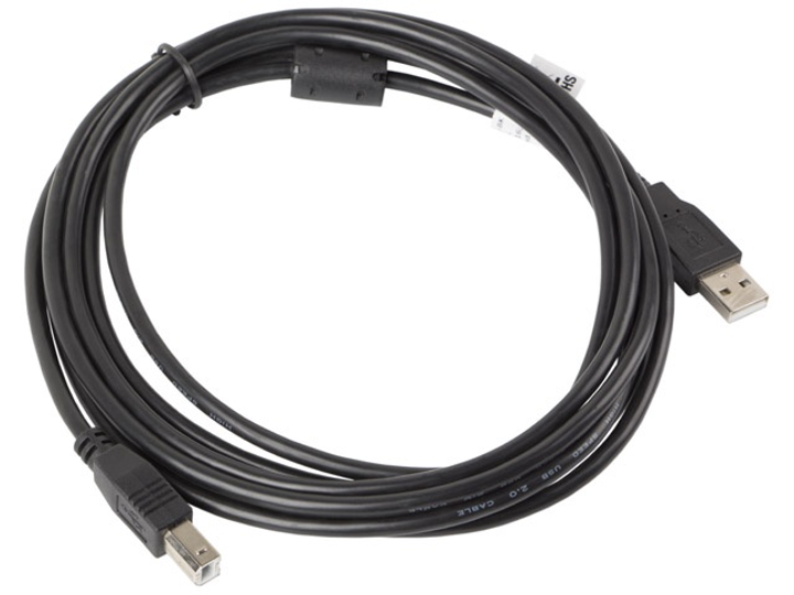 Kabel Accura USB 2.0 Type-A - USB Type-B Ferrite 1.8 m Black (5904726951781) - obraz 2