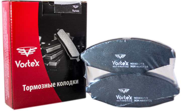 Колодки гальмівні Daewoo Lanos 1.5 передні VORTEX, к-т (4 шт.) - зображення 3