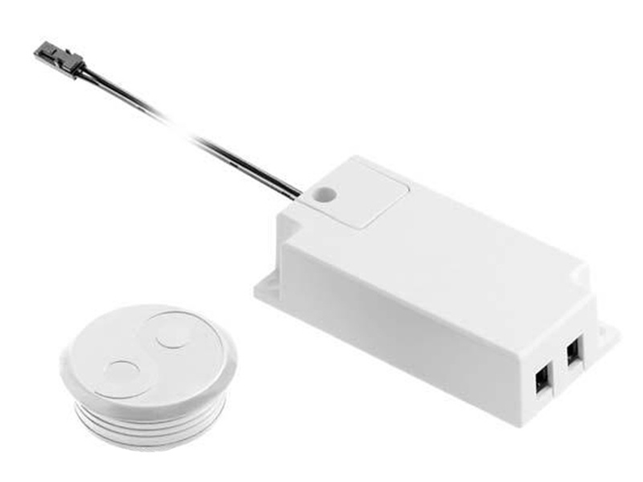 Вимикач бездротовий GTV CCT Білий (AE-WDBP2CCT-10N) - зображення 1