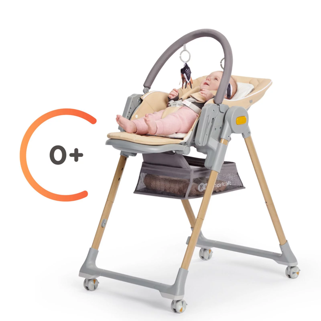 Стільчик для годування KinderKraft Lastree Grey (KHLAST00GRY0000) - зображення 11