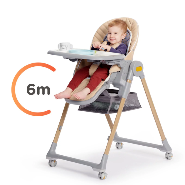 Krzesełko do karmienia Kinderkraft Lastree Pink (KHLAST00PNK0000) - obraz 12