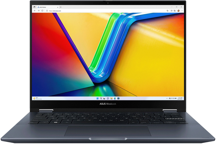 Laptop ASUS VivoBook S 14 Flip OLED TN3402YA-KN355W Blue (90NB1111-M00EB0) - obraz 2