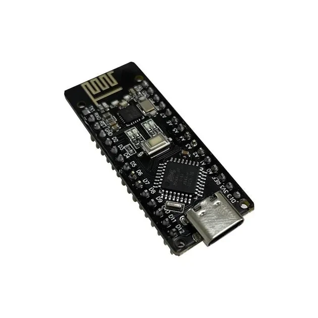 RF Nano V3.0 Модуль Type-C ATmega328P QFN32 5B 16M CH340 NRF24l01 2.4ГГц - Фото 1 RF Nano V3.0 Модуль Type-C ATmega328P QFN32 5B 16M CH340 NRF24l01 2.4ГГц - изображение 1