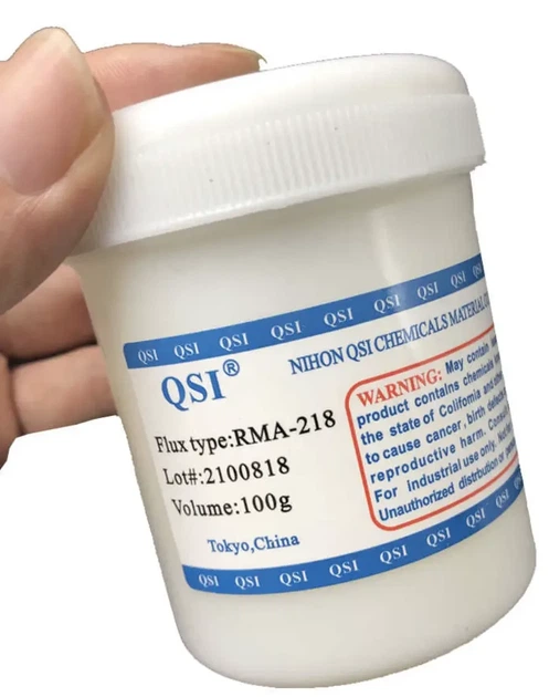 QSI RMA218 RMA-218 флюс гель паста 100 г. - изображение 2