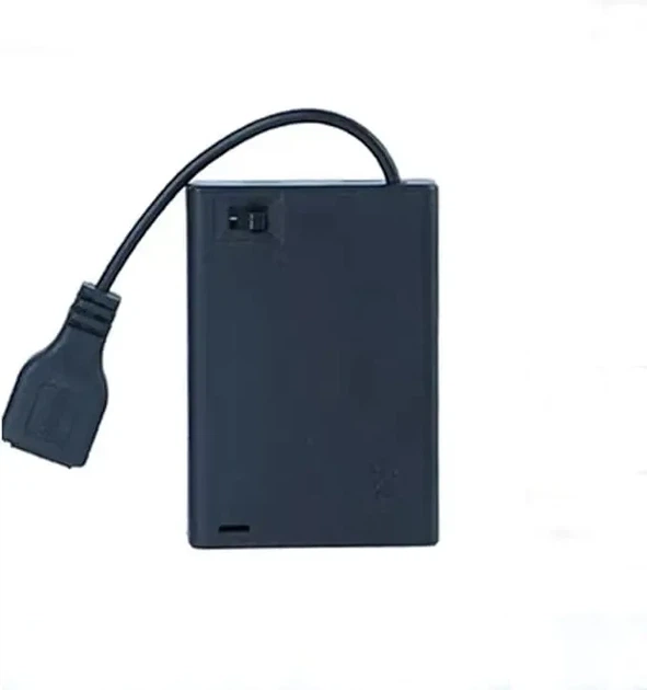 Аккумуляторный/батарейный отсек на 3 х АА с крышкой и USB-мама - Фото 2 Аккумуляторный/батарейный отсек на 3 х АА с крышкой и USB-мама - изображение 2