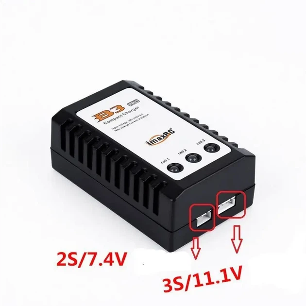 IMAXRC B3, зарядний пристрій для літієвий акумулятор 2S/3S 7.4В/11.1В - зображення 4