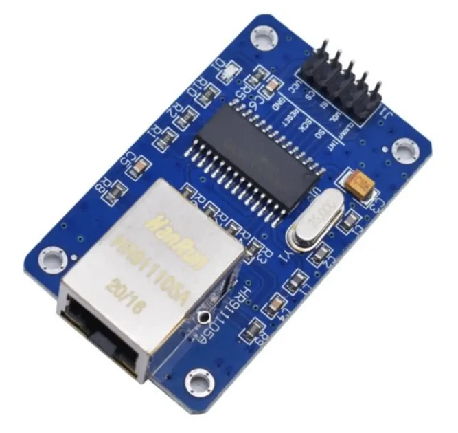 Ethernet модуль ENC28J60 SPI HR911105A мережева карта Arduino - Фото 1 Ethernet модуль ENC28J60 SPI HR911105A мережева карта Arduino - зображення 1