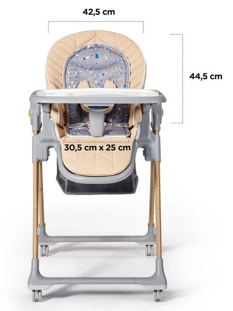 Krzesełko do karmienia Kinderkraft Lastree Pink (KHLAST00PNK0000) - obraz 13