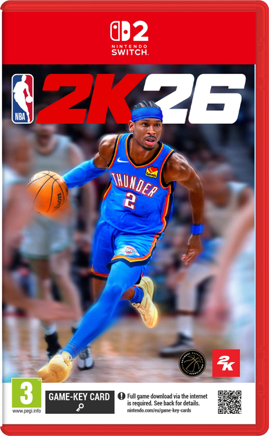 Гра Nintendo Switch 2 NBA 2K26 (Game-Key Card) (5026555072557) - зображення 1