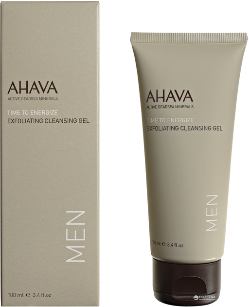 Żel do mycia twarzy Ahava Men peelingujący 100 ml (697045155477) - obraz 1