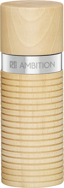 Młynek do pieprzu i soli Ambition Ring ryflowany drewniany 15 cm (5904134804280) - obraz 1