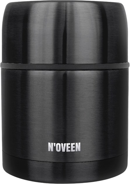 Термос для обіду Noveen чорний 470 мл (5902221623493) - зображення 1