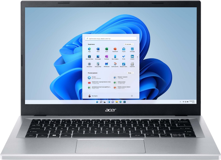 Ноутбук Acer Aspire 3 A314-36P-3772 (NX.KMKAA.004) Pure Silver - зображення 1