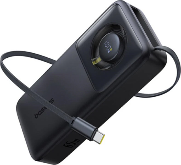 Powerbank Baseus Free2Pull 20000 mAh 65W Black (6932172659615) - obraz 2