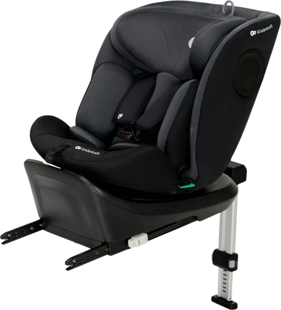 Fotelik samochodowy Kinderkraft I-360 i-Size Black (KCI36000BLK0000) - obraz 1