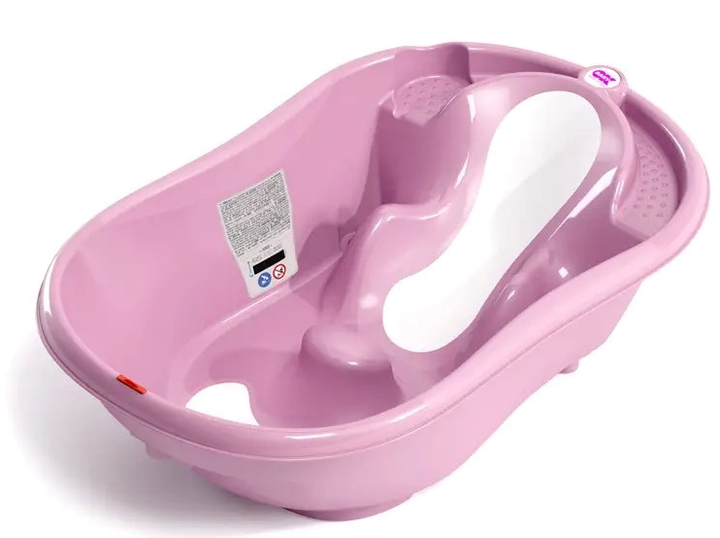 Wanienka OK Baby Onda Evolution bez uchwytów różowa (38081400) (8008577148080) - obraz 1