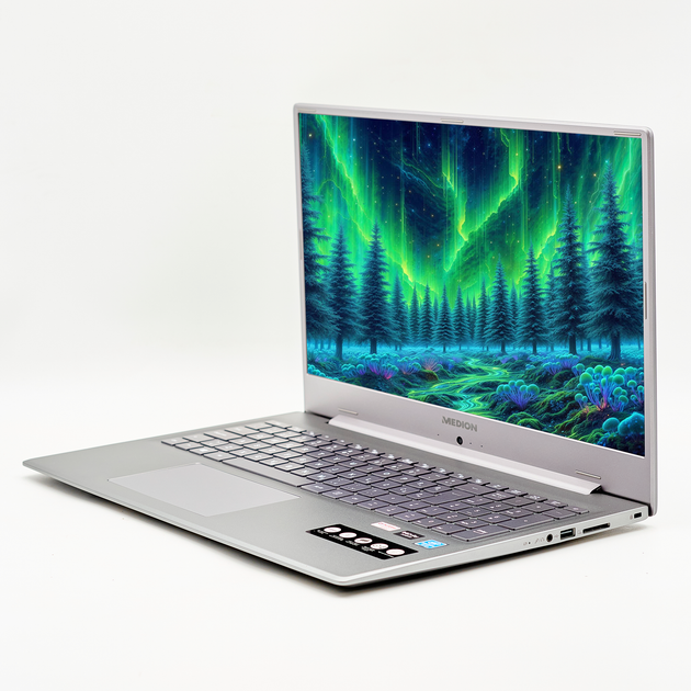 Ноутбук 17,3" Medion (Lenovo Group) Akoya E17201 Intel RAM 8 ГБ SSD 512 ГБ Intel Graphics Метал FullHD IPS б/в Win10 (4411) - изображение 3